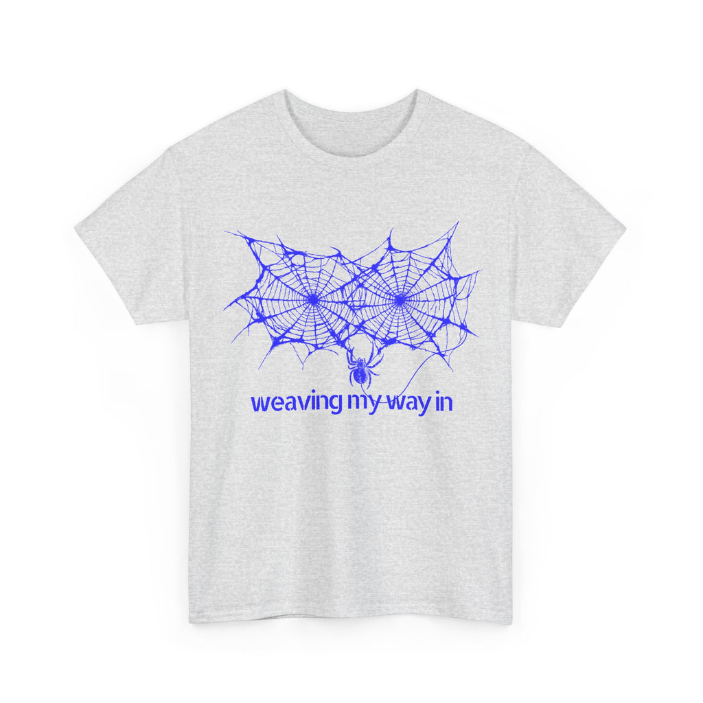 weaving my way in, spider
