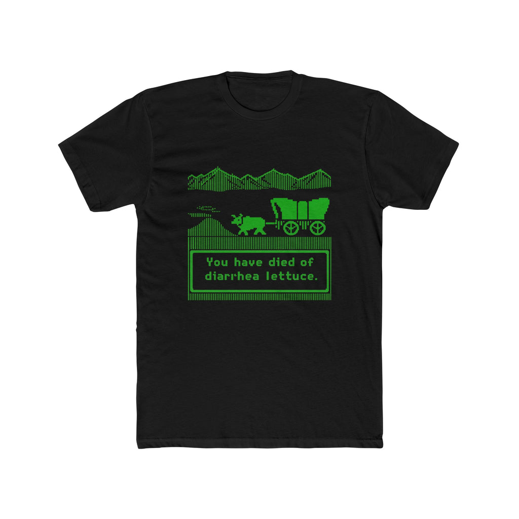 You have died of diarrhea lettuce. Oregon Trail