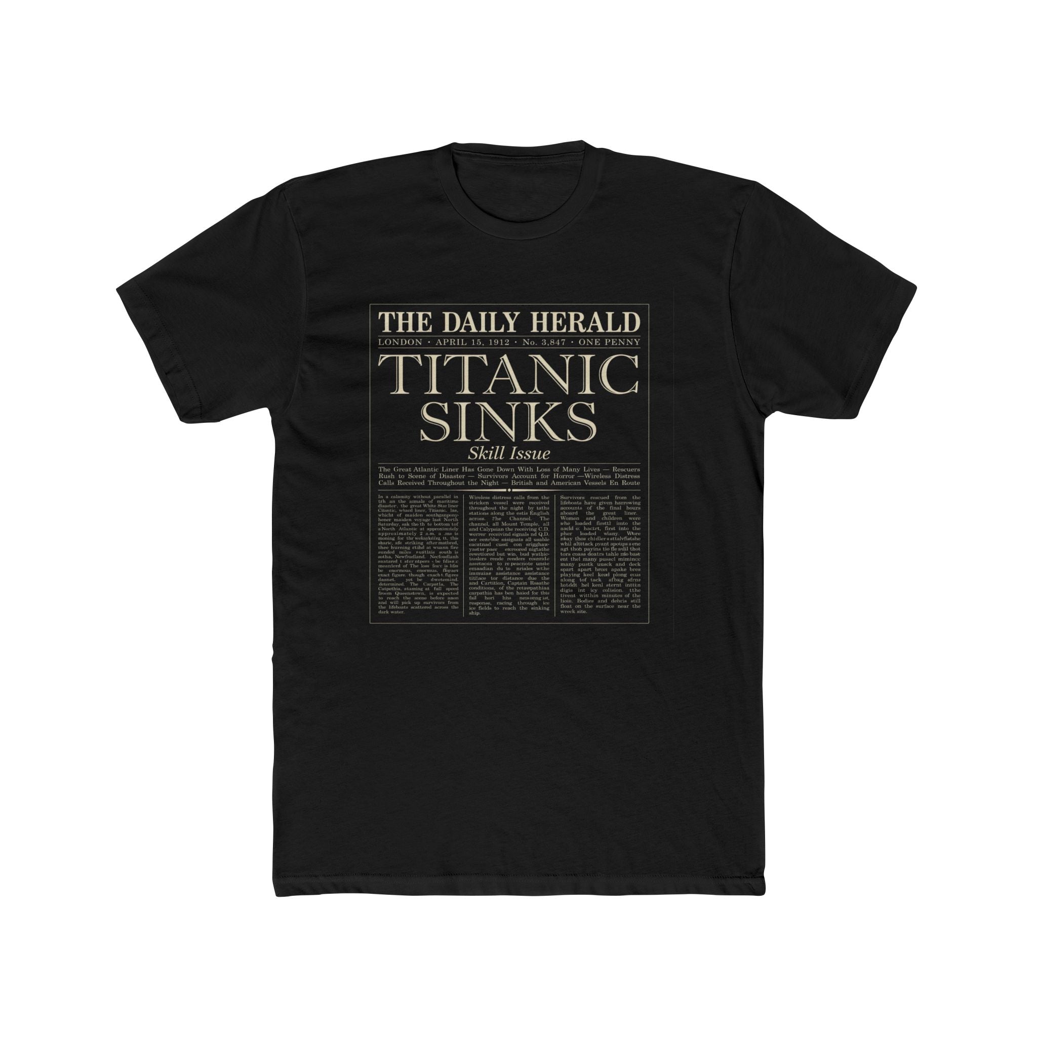 TITANIC SINKS, SKILL ISSUE