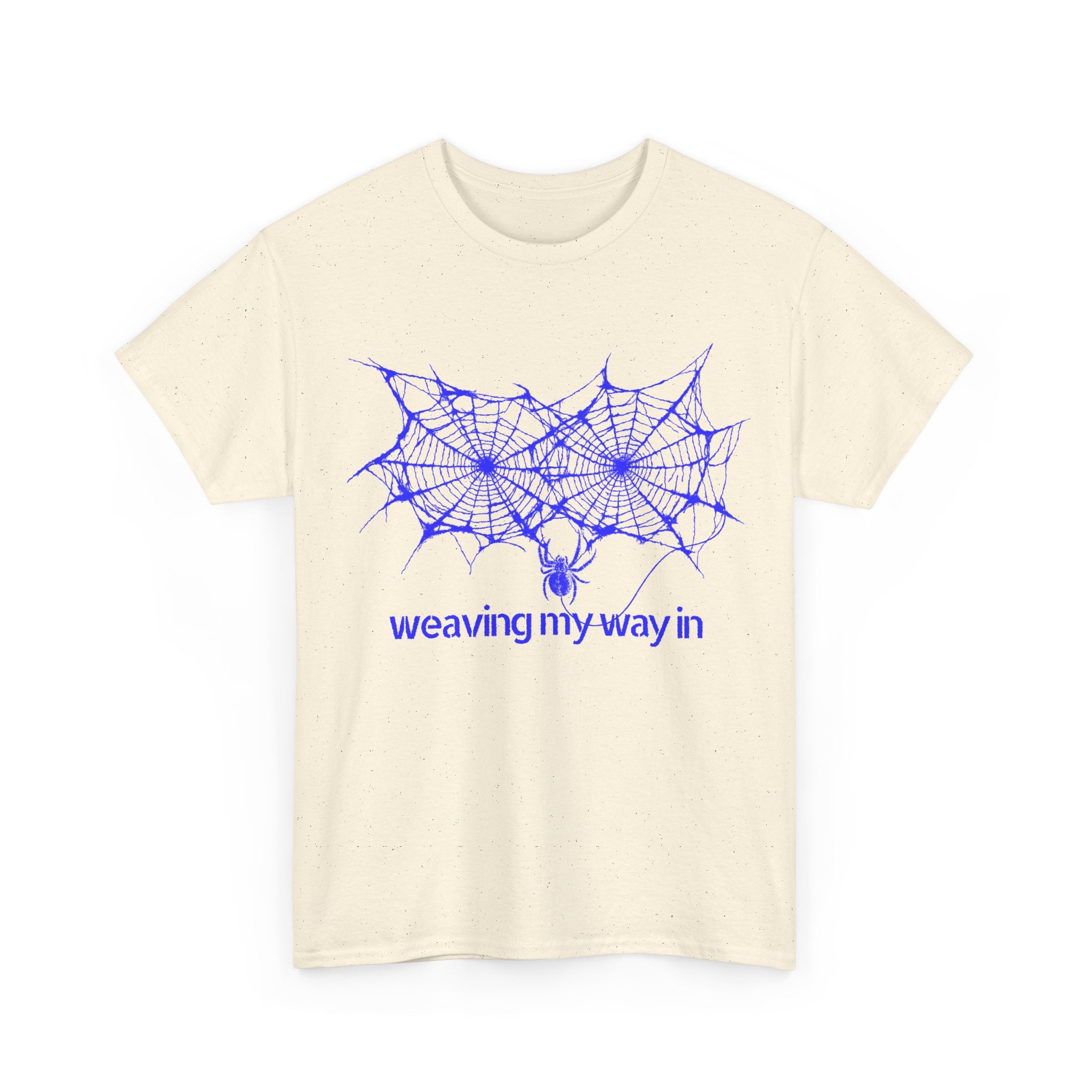 weaving my way in, spider